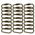 thumbnail image 2 of D anillo de bloqueo Mosquetón Llavero Mini ganchos Cerradura de primavera Escalada Carabiners Clips Titular Regalos para viajar Bronce 24 Packs Methold HA010943-04, 2 of 6
