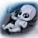 thumbnail image 1 of Muñecas alienígenas realistas y bonitas de 14 pulgadas, simulación de silicona, muñecas de piel gris y azul Reborn, juguetes, 1 of 6