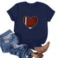 thumbnail image 1 of Blouse à Manches Courtes Imprimée Mode pour Femmes, T-Shirt Amusant à Col Rond, 1 of 3