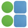 thumbnail image 1 of Abridor de tarros LUTER de goma multifunción de silicona, 4 unidades, azul claro y verde, 1 of 7