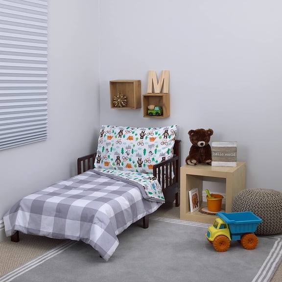 Carter's Woodland Boy 4 Piece Toddler Bedding Set