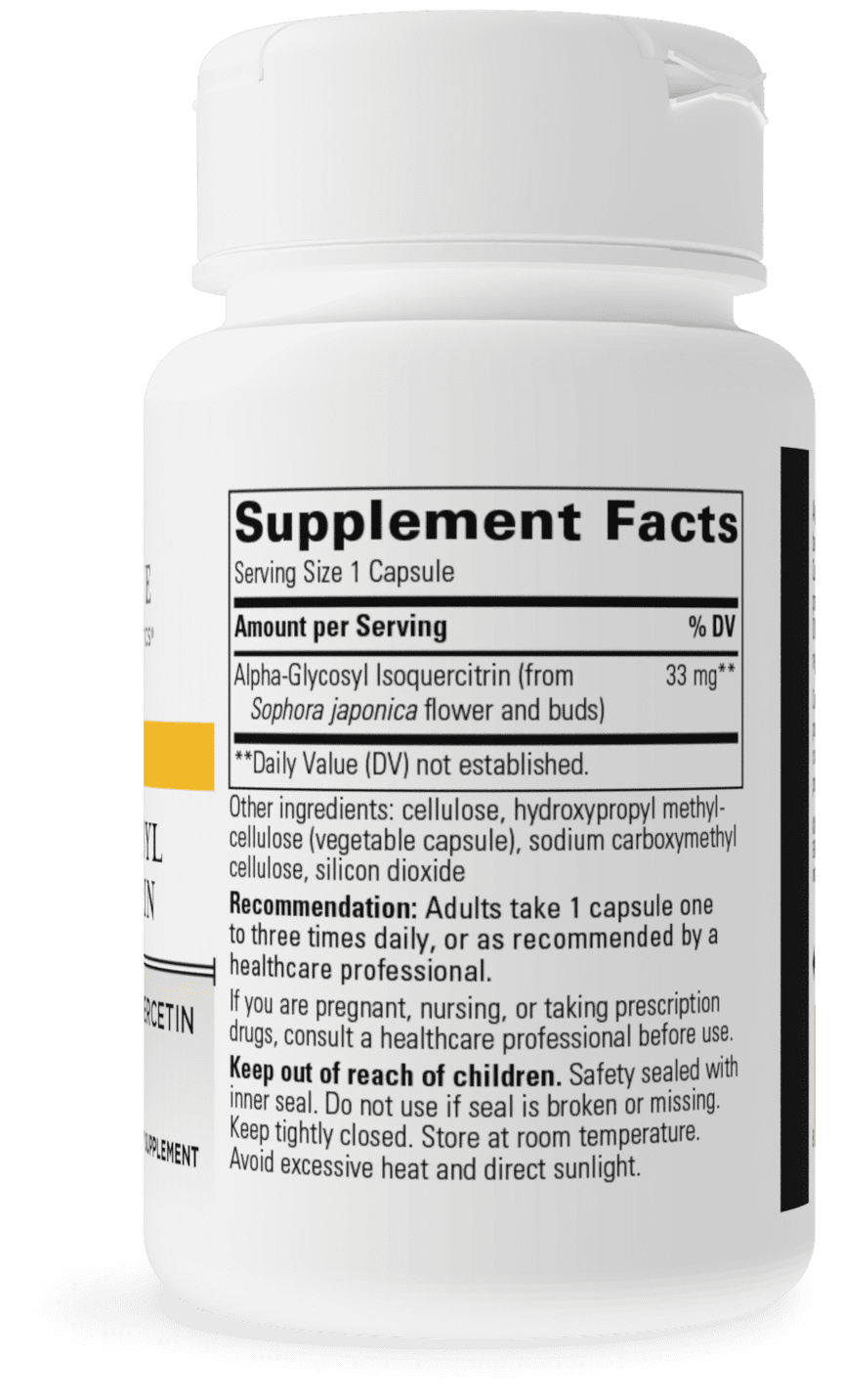 Integrative Therapeutics Alpha-Glycosyl Isoquercitrin, 60 Count (60 Servings)