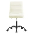 thumbnail image 4 of Modway Ripple Armless Vegan Leather Office Chair, Multiple Colors, 4 of 9