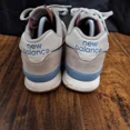thumbnail image 2 of New Balance Mens Size 11.5US 574 Grey Beige Light Blue Suede Sneakers, 2 of 5