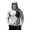 Light Gray -AC05, variant on Nestiefly Fishing Shirts For Men Long Sleeve Sun Hoodies With Face Mask Uv Protection Cooling Hooded Rash Guard Shirt Black S