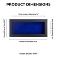 thumbnail image 3 of 14x22 Shadow Box Frame Black Wood | With a 3/4" Usable Display Depth | Includes a Royal Blue Real, 3 of 6