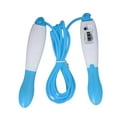thumbnail image 3 of Cuerda para saltar, cuerda de PVC, cuerda para saltar de conteo ajustable de plástico para entrenamiento de adultos, prueba deportiva para estudiantes, azul, 3 of 12