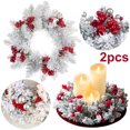 thumbnail image 1 of Portavelas Guirnalda 1/2/4 Uds. Para Mesa El Boda Navidad, 1 of 9