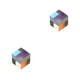 thumbnail image 4 of Kearding Cubo óptico de cristal de ciencia, cubos de luz brillante hexaédrico para el hogar, juguete educativo, modelo de oficina, herramienta 15x15x15mm 2Conjunto, 4 of 6