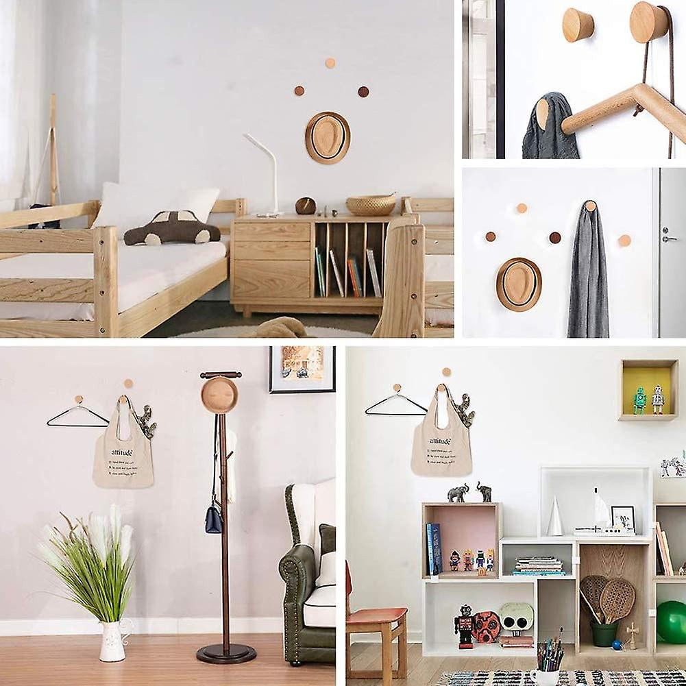 Round wooden coat hooks new arrivals
