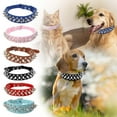 thumbnail image 2 of OutmaxHome Spiked Dog Collar Soft Leather Funny Rivet Spike Studded Puppy Collar Adjustable Outdoor Pet Dog Collar for Small Medium Large Dogs Cats Chihuahua Bull Dog Collars, 2 of 3