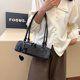 thumbnail image 4 of Bolso hobo elegante Hugtrwg para Mujer PU Con asa Cierre Gran Capacidad, 4 of 9