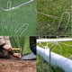 thumbnail image 3 of Pilas de aire de trampolín, puntas pesadas en forma de u para anclar de forma segura la portería de fútbol, tiendas de campaña de campamento y acero galvanizado para la decoración de jardines gig, 3 of 5