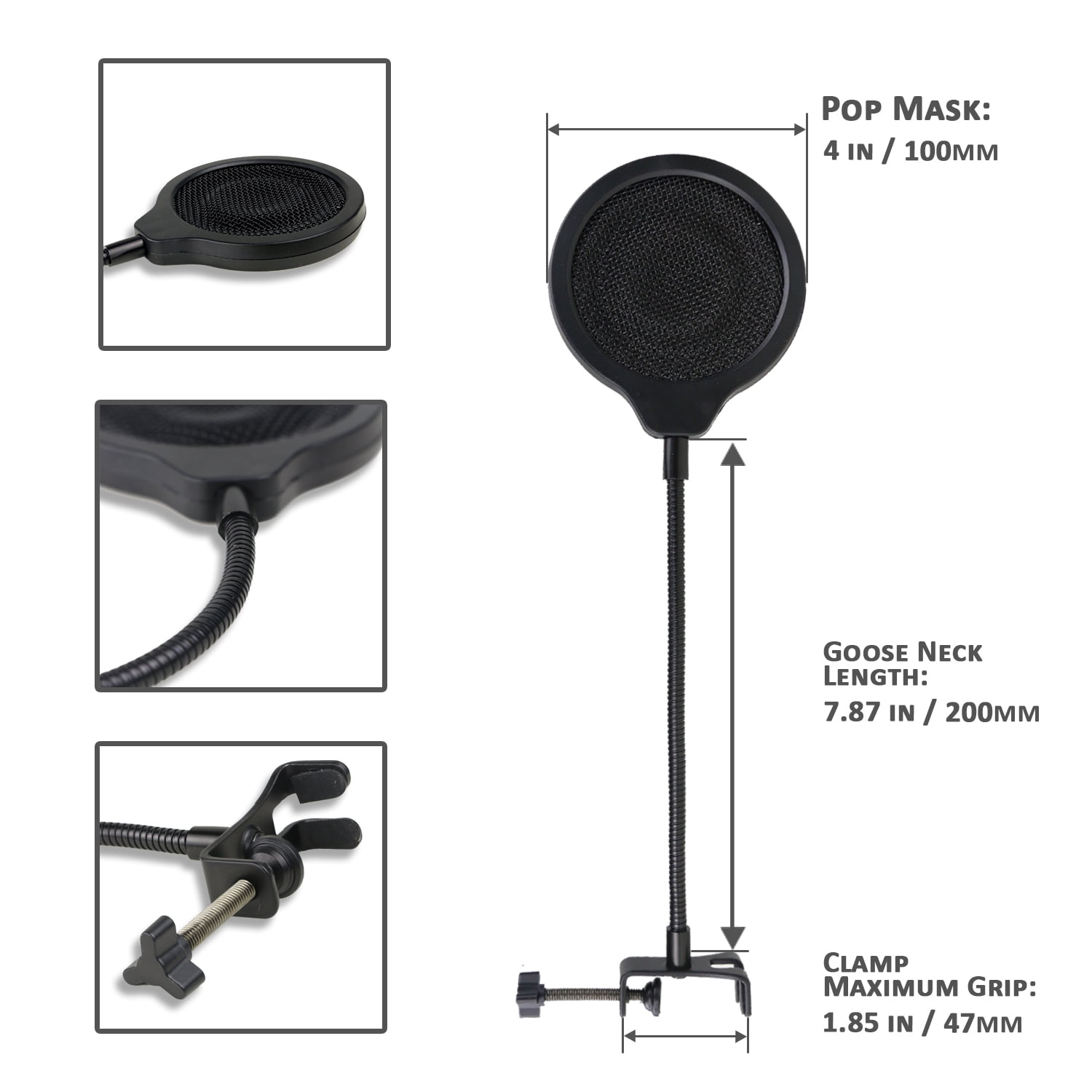 Buy QuadCast Pop Filter Metal Windscreen For HyperX QuadCast