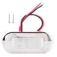 thumbnail image 1 of 12V DC LED Walkway Courtesy Light Oval Shape 3 Lamp Beads IP67 Waterproof for Marine Boat RVCold White, 1 of 7