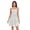 Off White Scattered Palm, variant on Summer Dresses for Women Strapless Casual Beach Cover Ups Off White Scattered Palm Tube Top Sundress