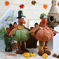 thumbnail image 5 of JZROCKER Harvest Festival Turkey Decors Seasonal Window Display Figurine Shelf Decors, 5 of 15