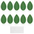 thumbnail image 1 of Abrazaderas autoadhesivas Abrazaderas de la hoja Forma de la pared Lámparas de escalada de la pared Interior Outdoor Flower Transter Holders Organizador de cables 10 piezas AweSitey HA028548-00, 1 of 7