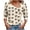 Style22-Beige, variant on EaskTriop Women Curvy Friendly Loose 3/4 Sleeve V Neck Blouses, Stretch Daily Basic Tops for Dating Weekend Outings