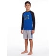 thumbnail image 4 of Reebok Boys Swim Trunks with Elastic Drawstring Waistband and UPF 50+ Protection, Sizes 4-18, 4 of 6