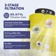 thumbnail image 2 of Purificador de aire True HEPA, paquete de 2 unidades, Ecleanfy B-D02L/M05, 2 of 9