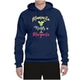 thumbnail image 2 of Wild Bobby, Mamacita Needs a Margarita Mother's Day Unisex Hoodie Sweatshirt, Navy, Medium, 2 of 6
