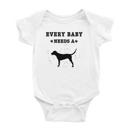 

Every Baby Needs A Harrier Dog Funny Baby Romper For Boy Girl 0-3 Months