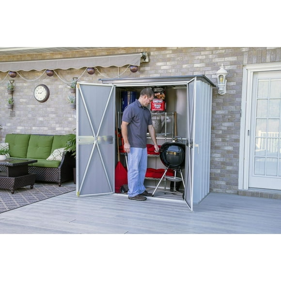 Abri de patio Spacemaker, 5 x 3, gris pâle et anthracite
