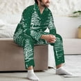 thumbnail image 7 of Salouo Christmas Trees Print Button-Front Long Sleeve Pajama Set for Men, Soft 2Pjs Men's Long Sleeve Sleepwear-X-Large, 7 of 7