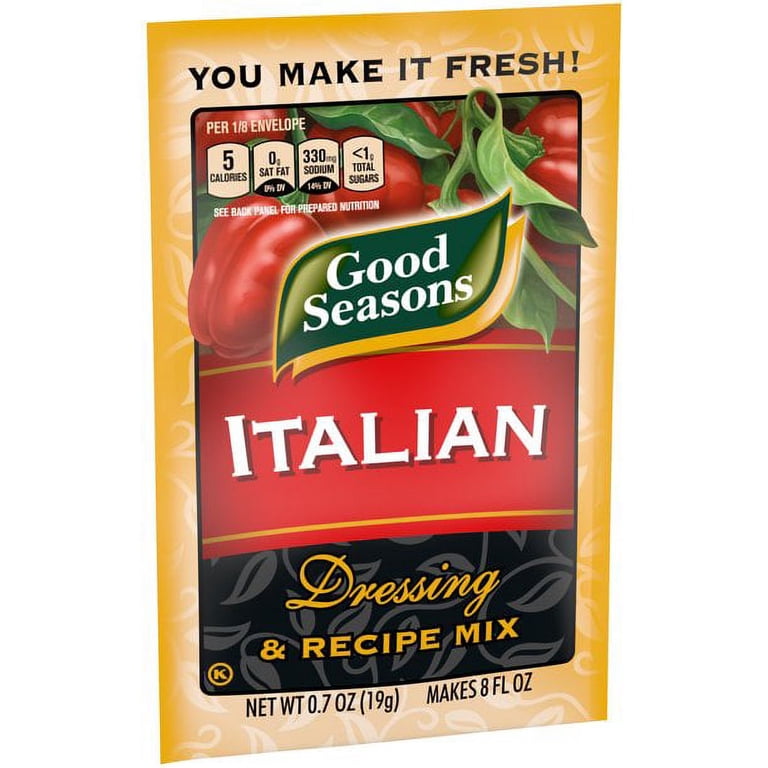 italian dressing packet Good Seasons Zesty and Recipe Seasoning Mix Review 2023 Add this duo to your cart! 12 pack) Good Seasons Zesty