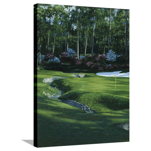 Art.com Golf Course 4 Stretched Canvas Print Wall Art by William Vanderdasson, 24" x 32"