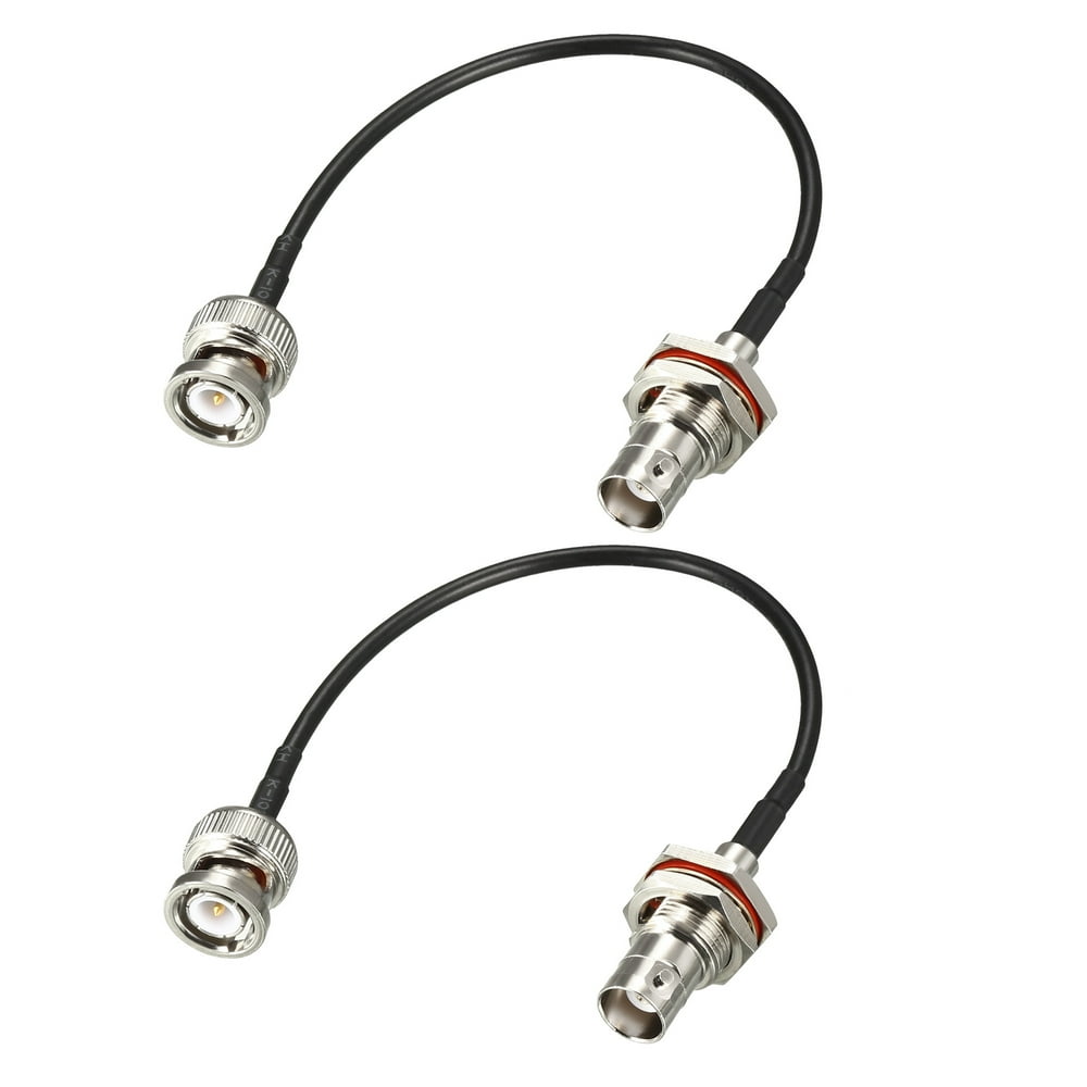 Uxcell BNC Male to Female Coaxial Jumper Cable 50 ohm 6inch RG174 2
