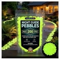 thumbnail image 6 of Arghm Colorful Luminous Garden Stones - Glow-in-the-Dark Pebbles for Pathways, Aquariums, and Decorations - Ideal for Landscaping, Fish Tanks, and Outdoor Ambiance, 6 of 6