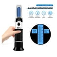 thumbnail image 4 of Handheld Alcohol Sugar Refractometer Tester Wine Concentration Meter Densitometer 0-25% Alcohol Beer 0-40% Grapes ,Accurate Measurement, 4 of 6