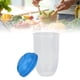 thumbnail image 5 of Recipiente Para Coctelera De Ensalada, Tazas De Ensalada De Frutas Y Verduras Para Mantenerse En Forma, Conveniente Para Los Estudiantes Para Viajar Fugacal Azul, 5 of 8