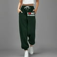 thumbnail image 2 of Rovga Women Pants Lined Straight Bottom High Waist Sweatpants Joggers Pants Workout Yoga Pants Pockets Comfy Bottoms, 2 of 4