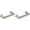 Brushed Nickel, variant on Genta LX Modern Single Kitchen or Bathroom Towel Bar, 6.8-Inch, Chrome, BH3886CH