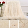 thumbnail image 6 of YDxl 80x120cm Soft Fluffy Shaggy Warm Bed Sofa Bedspread Bedding Sheet Throw Blanket Sky Blue, 6 of 8