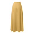 thumbnail image 3 of Women's Straight Midi Skirt - Solid Color, High-Quality Fabric - Versatile for Daily Outings, Spring/Summer/Fall, 3 of 4