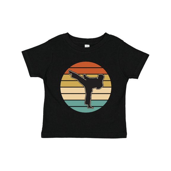 Inktastic Karate Martial Arts Silhouette Boys or Girls Toddler T-Shirt