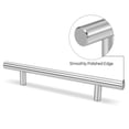 thumbnail image 5 of 1 Pack Kitchen Cabinet Handles Silver Drawer Pulls 24 inch, 15 inch Hole Center, Stainless Steel T Bar with Satin Brushed Nickel, Hardware for Kitchen Cupboard Door Bathroom Furniture, 5 of 7
