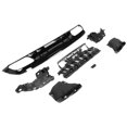 thumbnail image 3 of Para difusor de aspecto estilo C63, terminales de escape cuádruples cromadas negras aptas para MercedesBenz Clase C W205 S205 AMGLine 2015-2020, 3 of 14