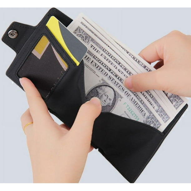 Cartera Mujer Pequeña Cartera De Corcho Ligera Con RFID Mini