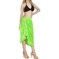 thumbnail image 2 of HAPPY BAY Women's Bikini Beach Wrap Swimwear Cover up Skirt Summer Wraps Beachwear Sarong Coverups Swimsuits for Women One Size Shamrock Green, Floral, 2 of 5