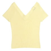 Faded Glory - Women's Rhinestone Buckle Top