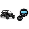 thumbnail image 1 of RockvilIe RGHR2 Gauge Hole Bluetooth Receiver+Wired Remote Compatible with Can-Am Maverick, 1 of 4