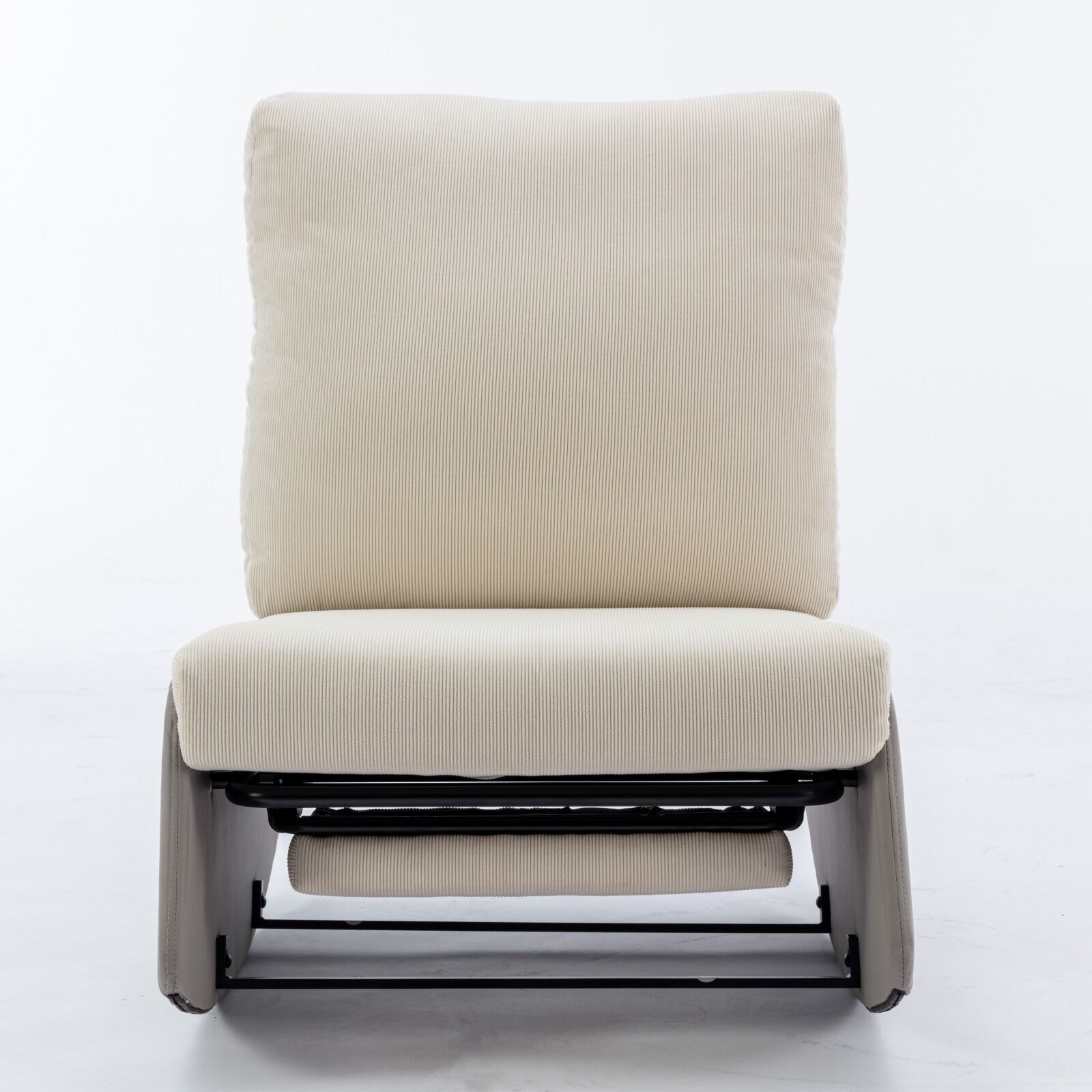 Outdoor Rocking Chairs Modern Rocking Chair Recliner, Comfy Rocker Nursery Chair with Footrest, Accent Reading Chair, Upholstered Lounge Chair for Relaxing, Resting,Soft Padded Rocker for Indoor Livi