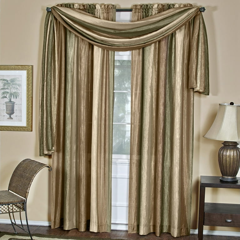 Designer Home Ombre Window Curtains, Modern Semi-Sheer Designer Home Ombre Window Curtains, Modern Semi-Sheer