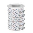 thumbnail image 2 of 5 Rolls Christmas Ribbon 1.5 inch Wide Decorative Ribbon for Gift Wrapping and Holiday Decorations Carton Owls, 2 of 7