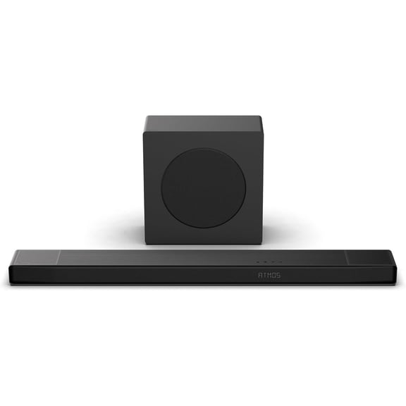 Restored Hisense AX3120Q 3.1.2 Channel Sound Bar with Wireless Subwoofer, Dolby Atmos & DTS:X, Bluetooth 5.3, Roku TV Ready